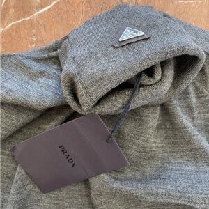 NWT Prada Logo Wool Turtleneck Sweater Size 38 / S